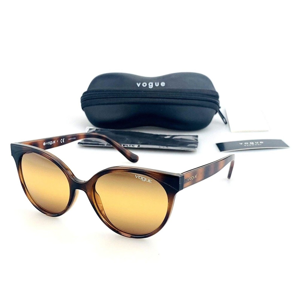 Vogue Sunglasses mod. VO5246-S 23860L Round Cat Eye Tortoise Havana New + Case